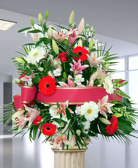 Centro Funeral Gerberas Liliums